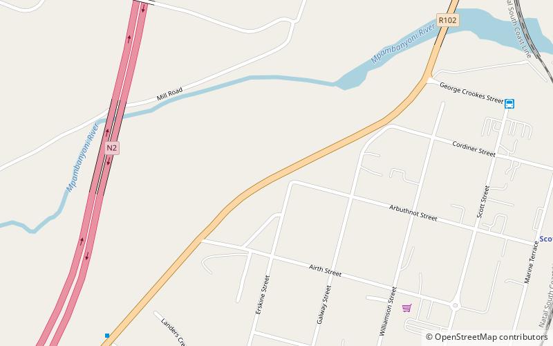 umdoni scottsburgh location map