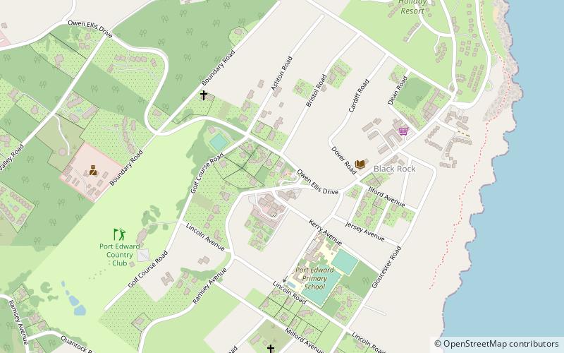 Port Edward location map