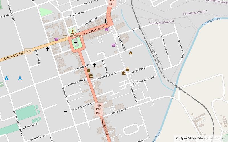 Graaff-Reinet Museum location map