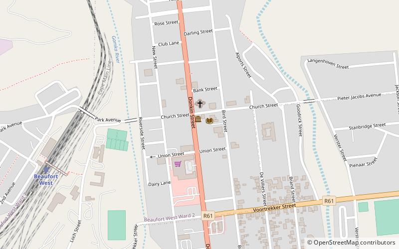 Beaufort West Museum location map