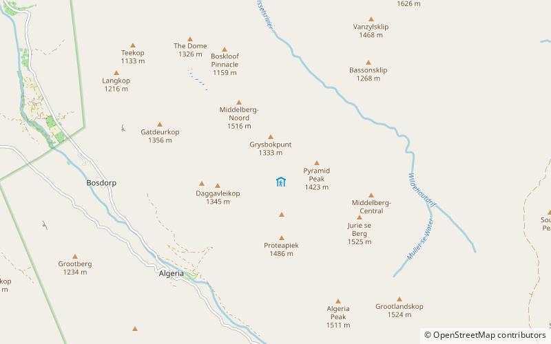 Zederberge location map