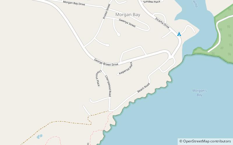 Morgan's Bay location map