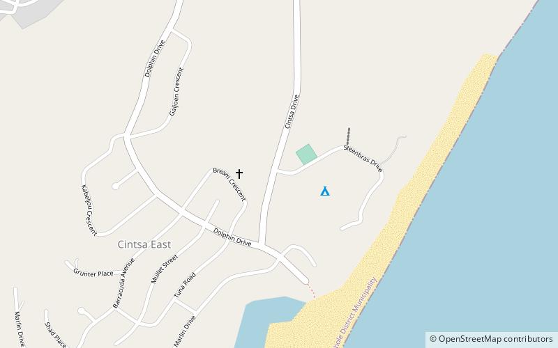Cintsa East location map