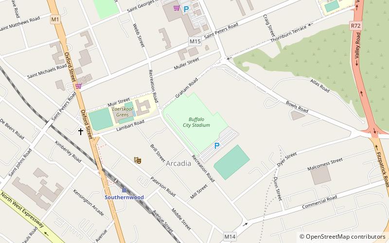 Buffalo City Stadium location map