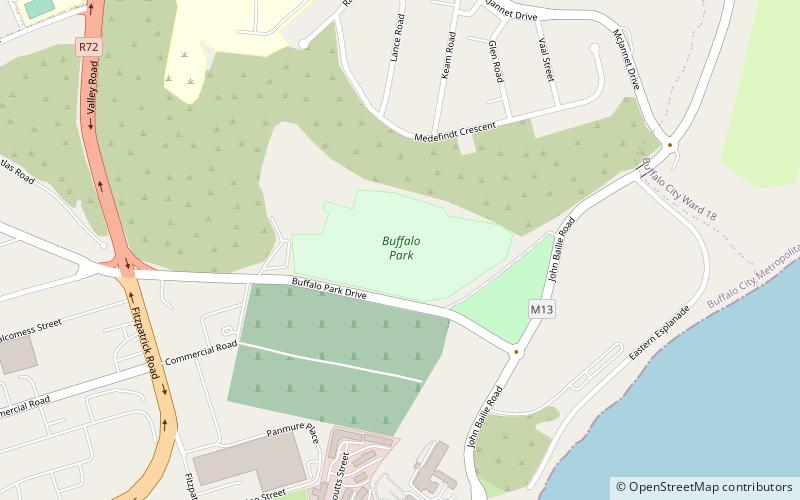 Buffalo Park location map