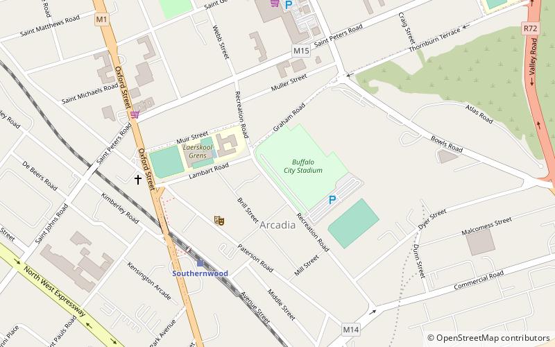 jan smuts stadium east london location map