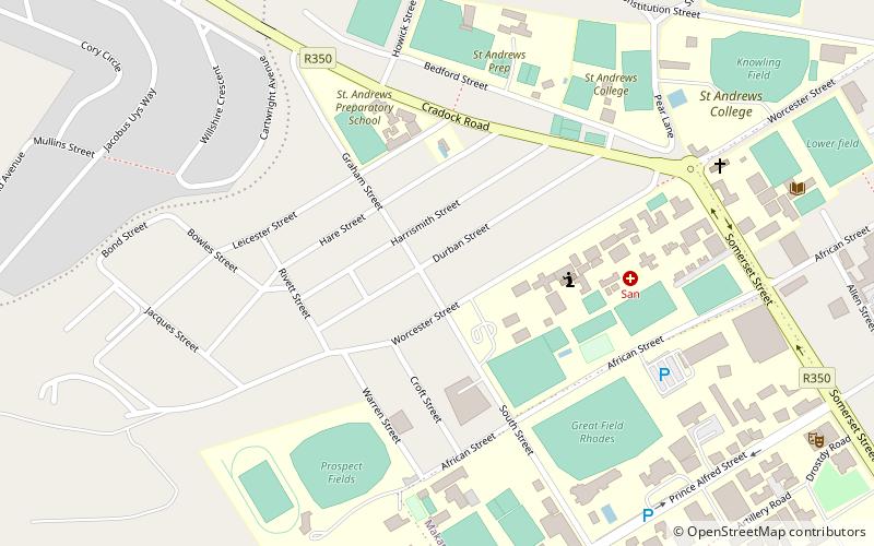 college of the transfiguration grahamstown location map