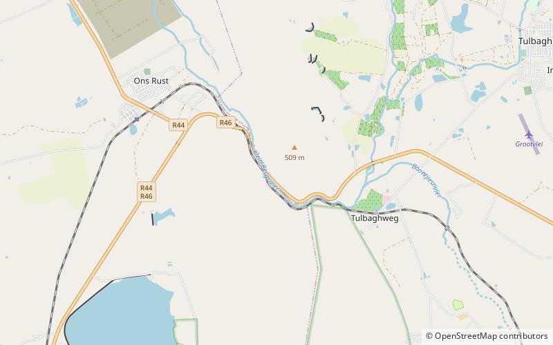 Nuwekloof Pass location map