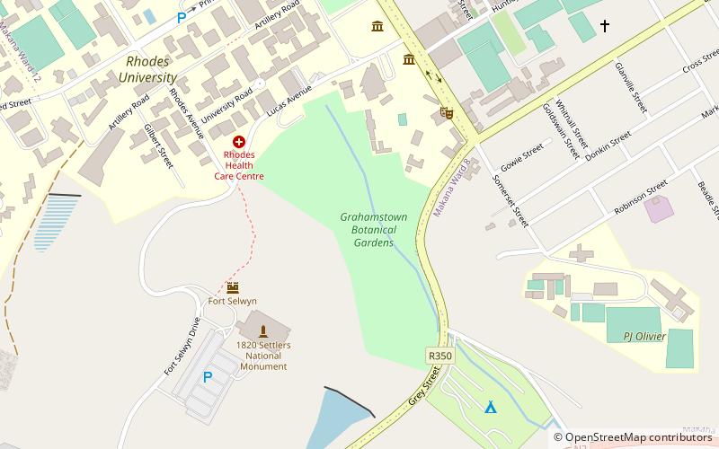 Makana Botanical Gardens location map