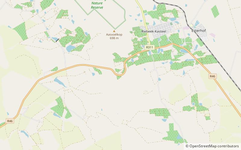 Bothmanskloof Pass location map