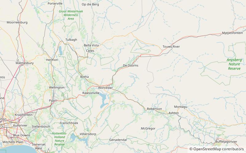 Langeberg location map