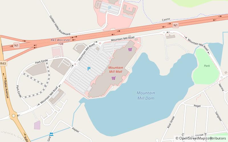 Mountain Mill Shopping Centre location map