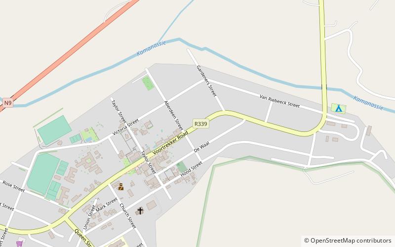 Uniondale location map