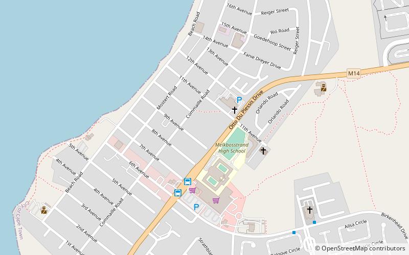Melkbosstrand location map