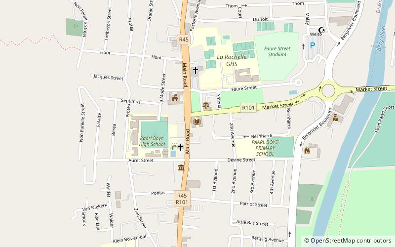 paarl library location map