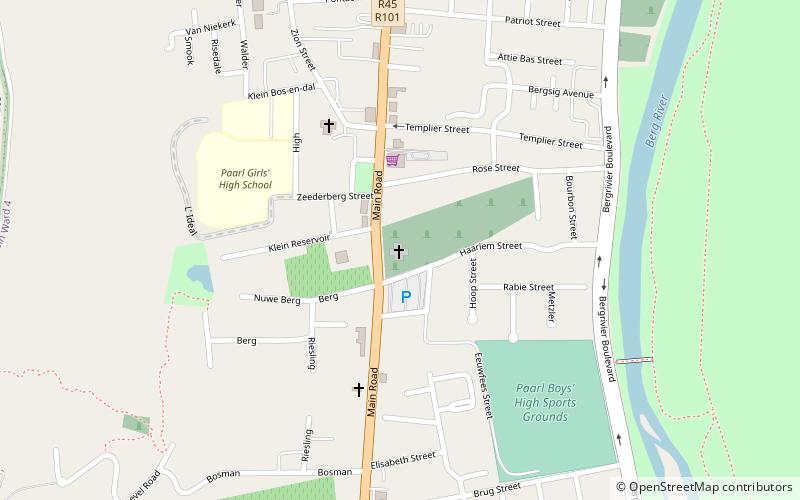 strooidak church paarl location map