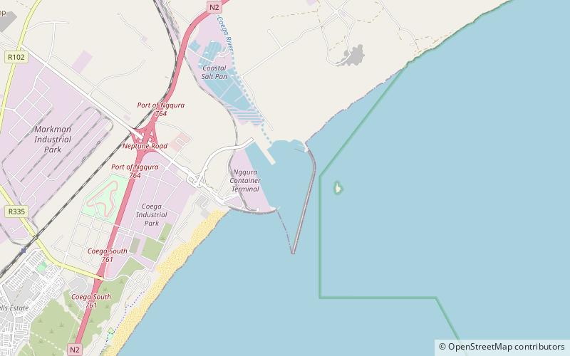 Coega location map