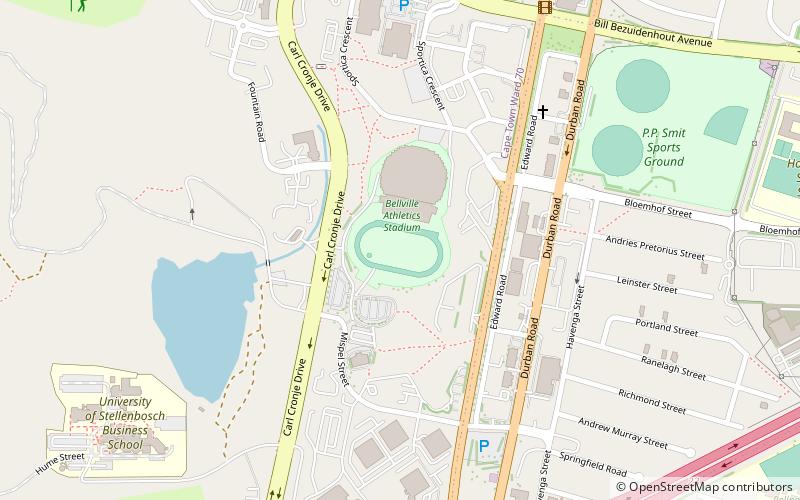 bellville stadium location map