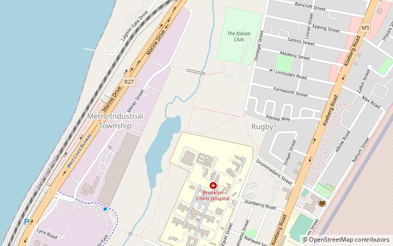 Zoarvlei Wetlands location map