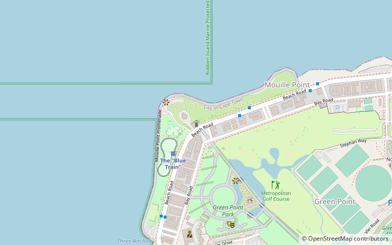 Phare Green Point location map
