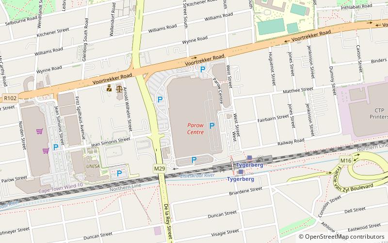 Parow Centre location map