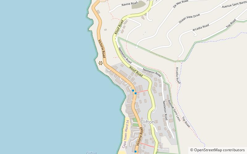 Beaches of Cape Town location map