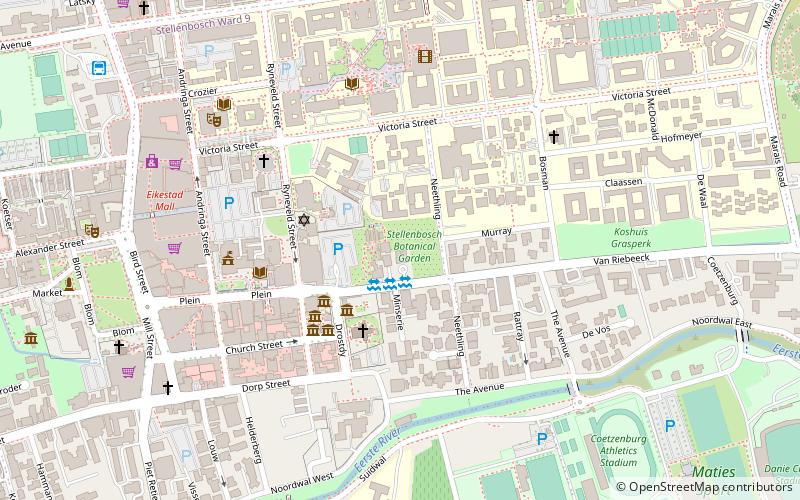 Stellenbosch University location map