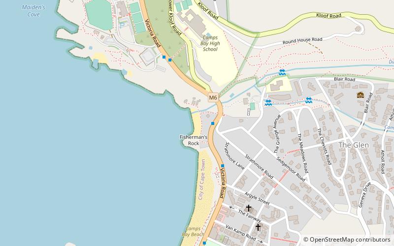 glen beach ciudad del cabo location map