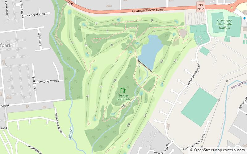 George Golf Club location map