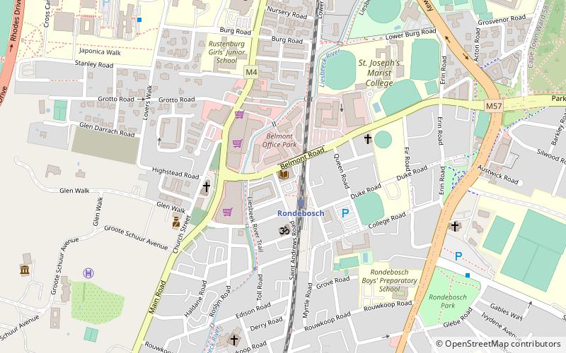 Rondebosch Library location map