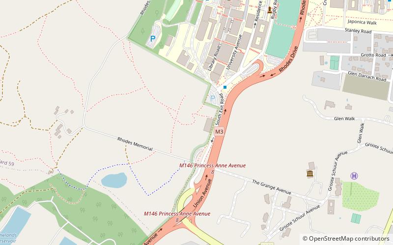 Groote Schuur Zoo location map