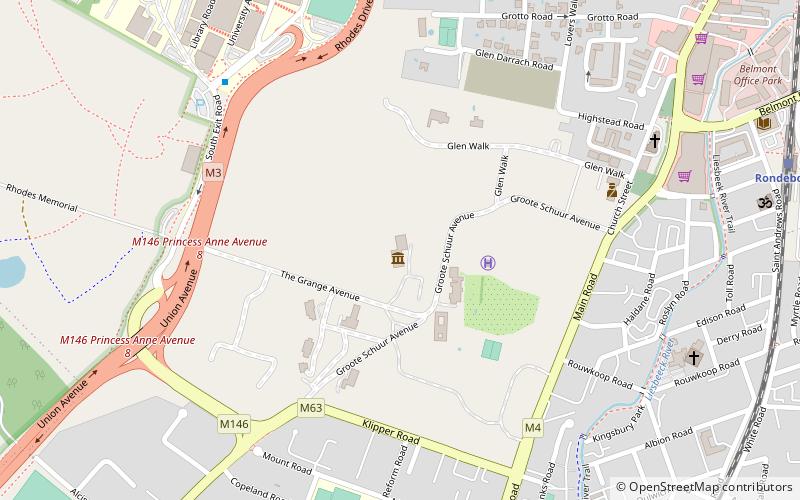 Groote Schuur location map