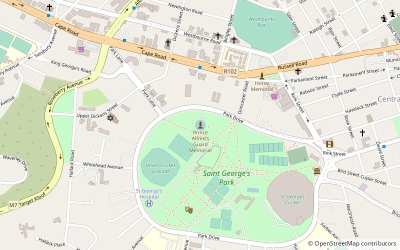 Prince Alfred's Guard Memorial location map