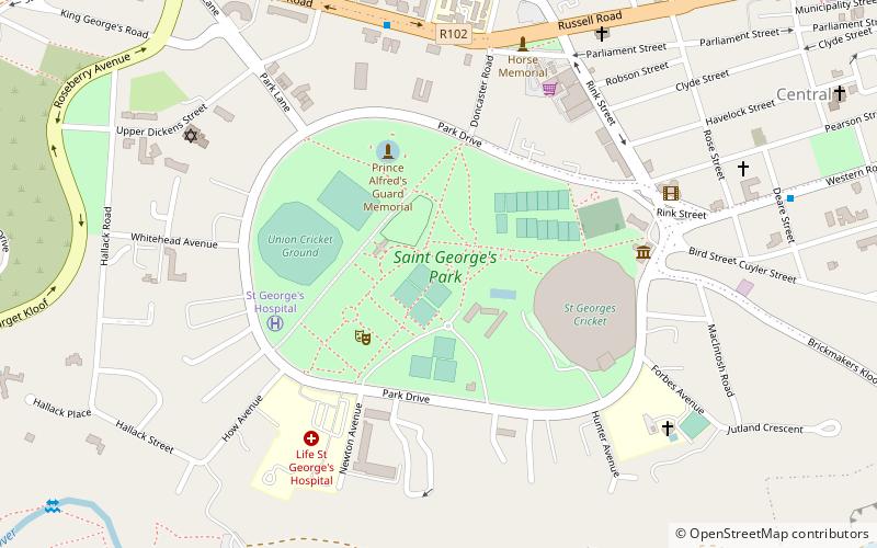 St George's Park location map