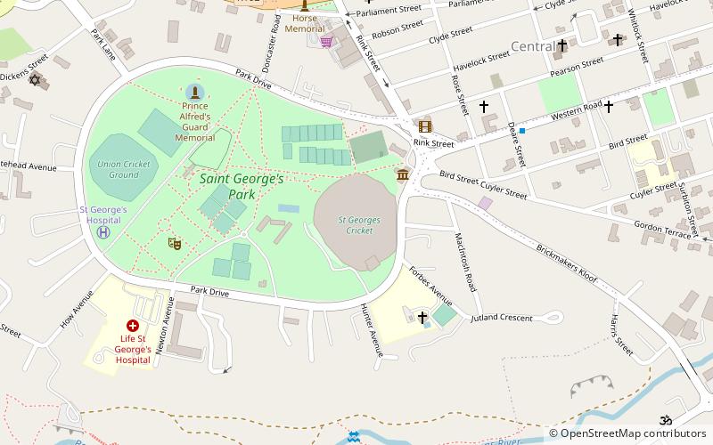 St George’s Park location map