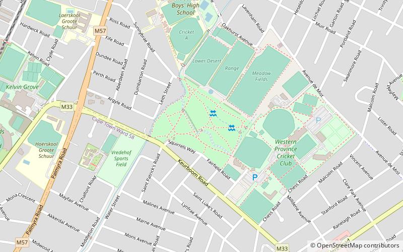 Keurboom Park location map