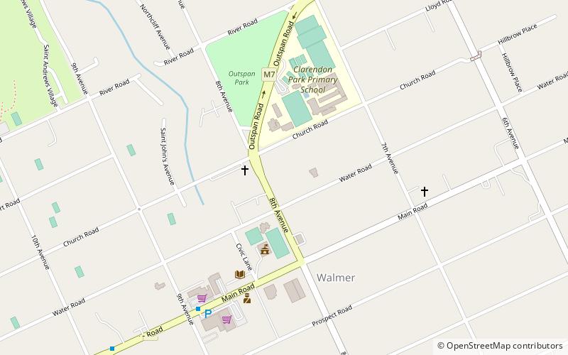 Walmer location map