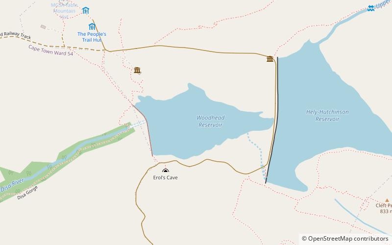 Woodhead Dam location map