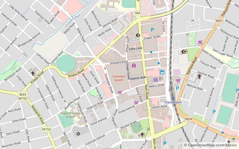Cavendish Square location map