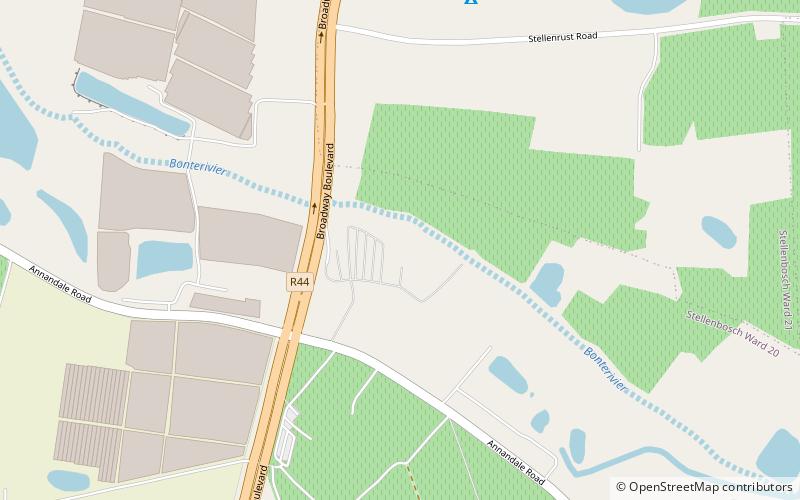 root44 stellenbosch location map