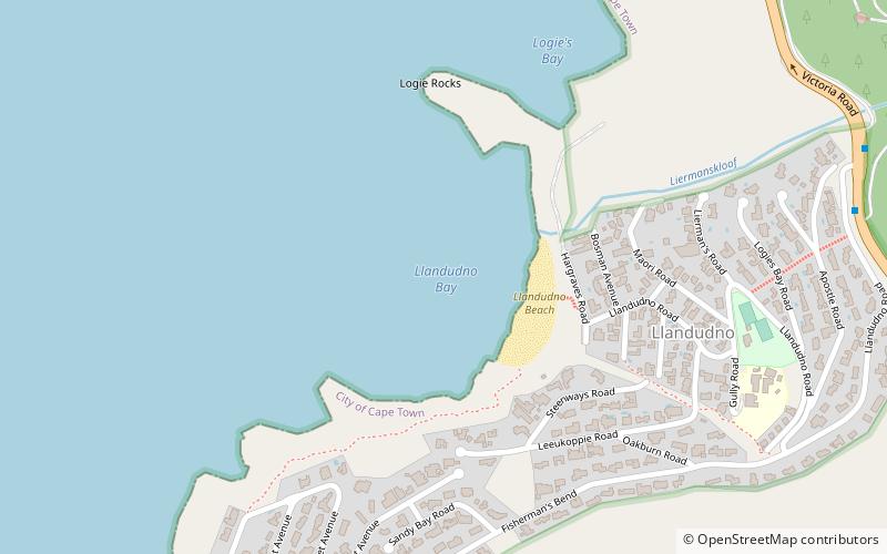 Llandudno Beach House location map