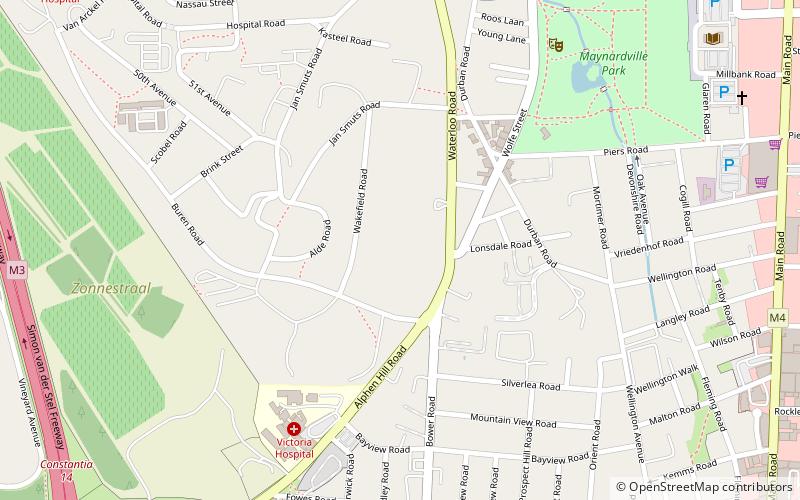 Wynberg Military Base Stadium location map