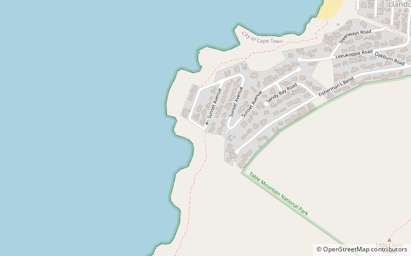 Sandy Bay location map