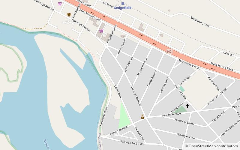 Sedgefield location map