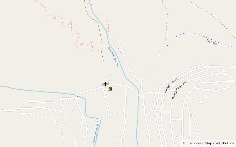 Genadendal location map