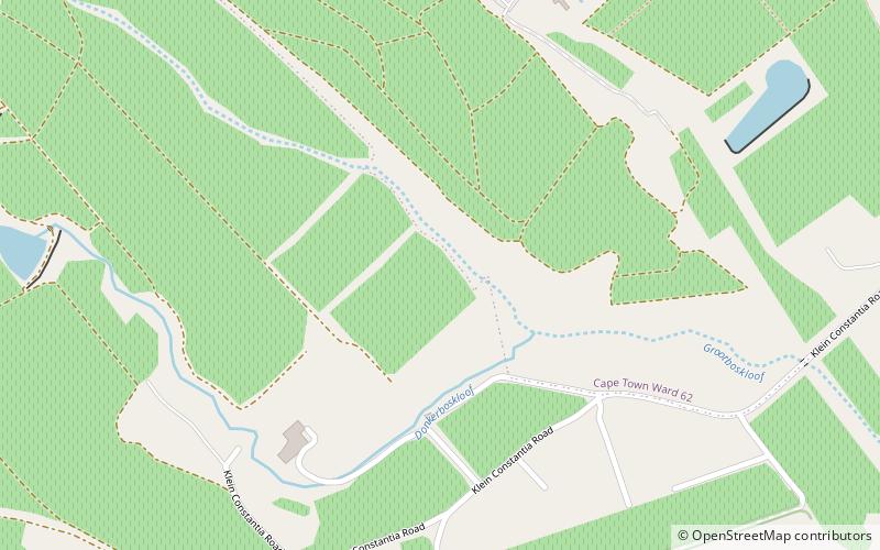 Groot Constantia location map