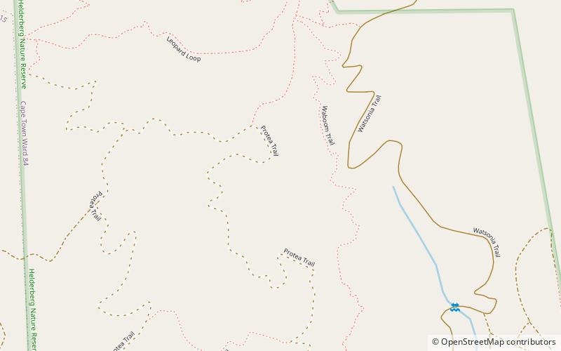 Helderberg Nature Reserve location map