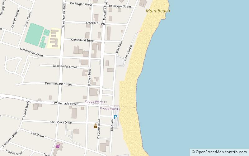 Dolphin Beach Entertainment location map
