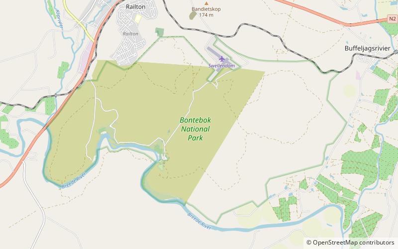 Bontebok National Park location map