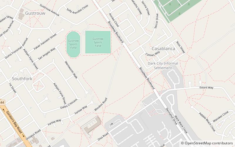 Harmony Flats Nature Reserve location map